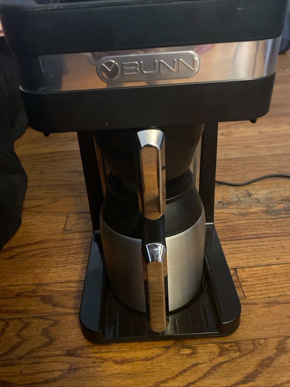 BUNN Stainless Steel & Black Coffee Brewer